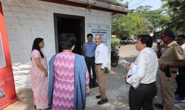 चुनाव खर्च निरीक्षक धीरेन्द्रमणि त्रिपाठी ने जिला मध्यम क्षेत्र का किया दौरा