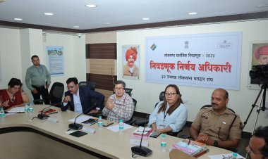 चुनाव निरीक्षक ने चुनाव कार्य का लिया जायजा