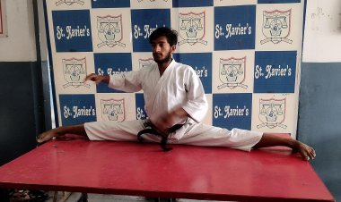 गोरखपुर के ग्रामीण क्षेत्र कौड़ीराम में कराटे का जोरदार प्रदर्शन