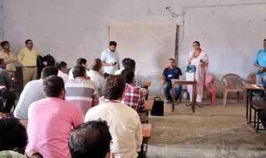 मनीषी महिला महाविद्यालय गौरीगंज में मतगणना कार्मिकों को दिया गया द्वितीय प्रशिक्षण