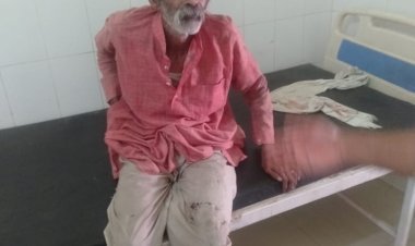 बाईक और चार पहिया वाहन में टक्कर, बाईक सवार गंभीर रूप से घायल