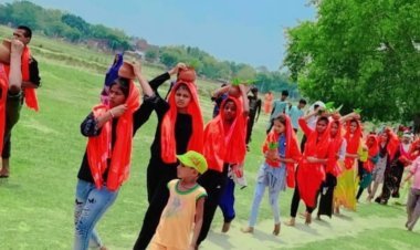 नत्थूपुर शिव मंदिर पर नौ दिवसीय रुद्र महायज्ञ का शुभारंभ: हर हर महादेव के जयकारों से गूंज उठा क्षेत्र