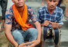 बाईक से भीख मांग रहे दो संदिग्ध व्यक्ति को ग्रामीणों ने पुलिस को सौंपा