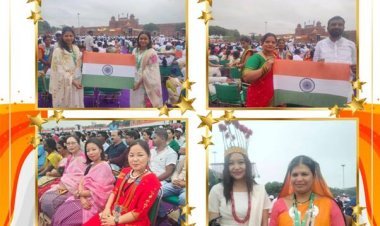 पंचायत प्रतिनिधि 15 अगस्त, 2024 को लाल किले पर 78वें स्वतंत्रता दिवस समारोह के साक्षी बने