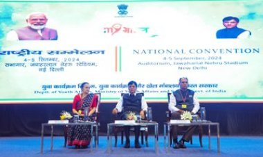 डॉ. मनसुख मांडविया ने प्रधानमंत्री के 2047 तक विकसित भारत के सपने को साकार करने के लिए 'युवा शक्ति' को रास्ता दिखाने का आह्वान किया