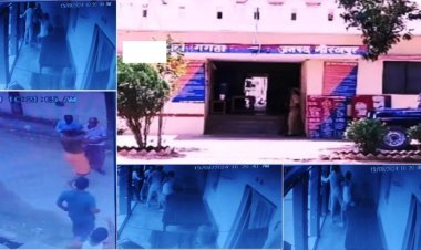 गोरखपुर: विमल राय का समर्थन करने पर पत्रकार नरसिंह यादव पर हमला, सीसीटीवी में कैद हुई घटना