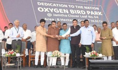 केंद्रीय मंत्री नितिन गडकरी के ‘अमृत ​​महोत्सव पार्क’ के विज़न ने आकार लिया: नागपुर के रिंग रोड के पास एक पक्षी आवास एवं मनोरंजन स्थल