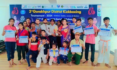द्वितीय जिला स्तरीय किकबॉक्सिंग चैंपियनशिप में शितो-र्यू कराटे और आकाशदीप लखनऊ के खिलाड़ियों का शानदार प्रदर्शन: टीम ने दिलाया दूसरा स्थान, कोचों और संगठनों ने व्यक्त की खुशी