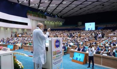 केन्द्रीय गृह एवं सहकारिता मंत्री अमित शाह ने आज नई दिल्ली में PHD चैंबर ऑफ कॉमर्स एंड इंडस्ट्री के 119वें  वार्षिक अधिवेशन को मुख्य अतिथि के रूप में संबोधित किया