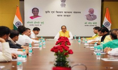 केंद्रीय मंत्री शिवराज सिंह चौहान ने किसानों से संवाद में दिए समाधान के आश्वासन: एमएसपी वृद्धि और मॉडल फार्मिंग पर चर्चा