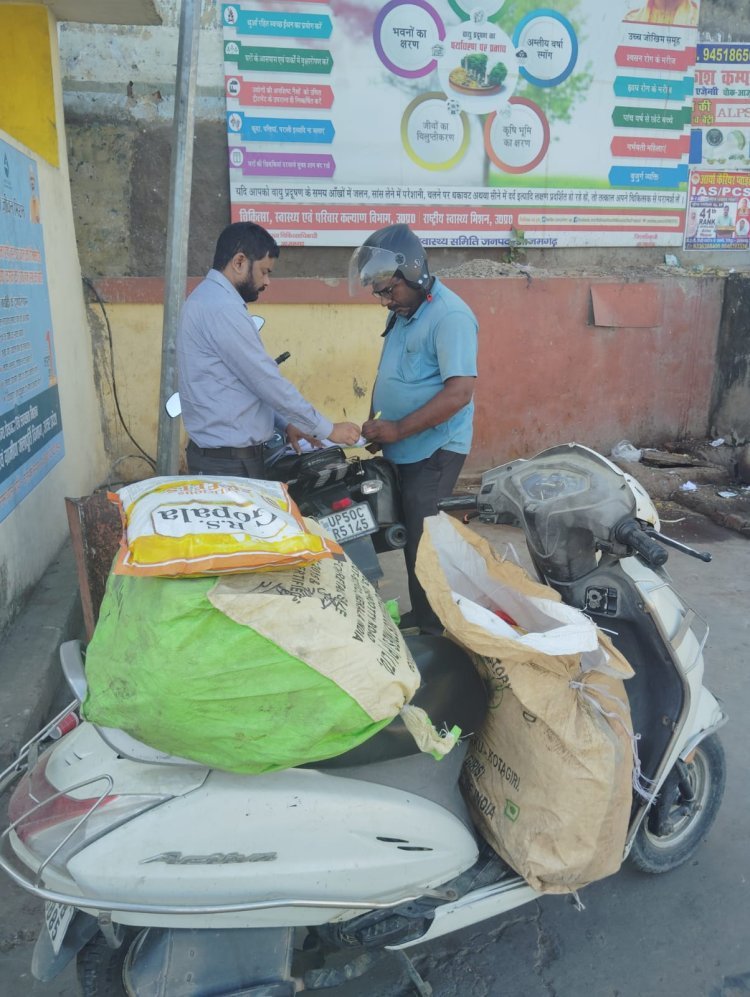 आजमगढ़ में त्यौहारों से पहले मिलावटखोरी पर नकेल: खाद्य सुरक्षा टीम की प्रभावी कार्रवाई