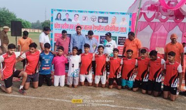 राज्य स्तरीय सब-जूनियर बालक वर्ग हैण्डबाल प्रतियोगिता का आज दूसरे दिन डॉ0 भीमराव अम्बेडकर स्टेडियम में किया गया आयोजन