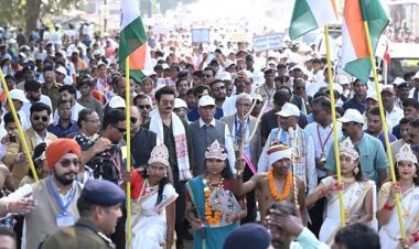 डॉ. मनसुख मंडाविया की 'माटी के वीर' पदयात्रा: बिरसा मुंडा की विरासत और युवाओं की एकता का उत्सव