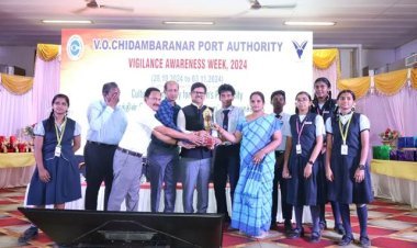 सतर्कता जागरूकता सप्ताह – 2024 का समापन समारोह वी.ओ. चिदंबरनार बंदरगाह प्राधिकरण में आयोजित किया गया