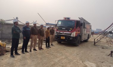 गीडा में केयान डिस्टीलरी की फायर ड्रिल: खतरे से निपटने के हुनर का प्रदर्शन