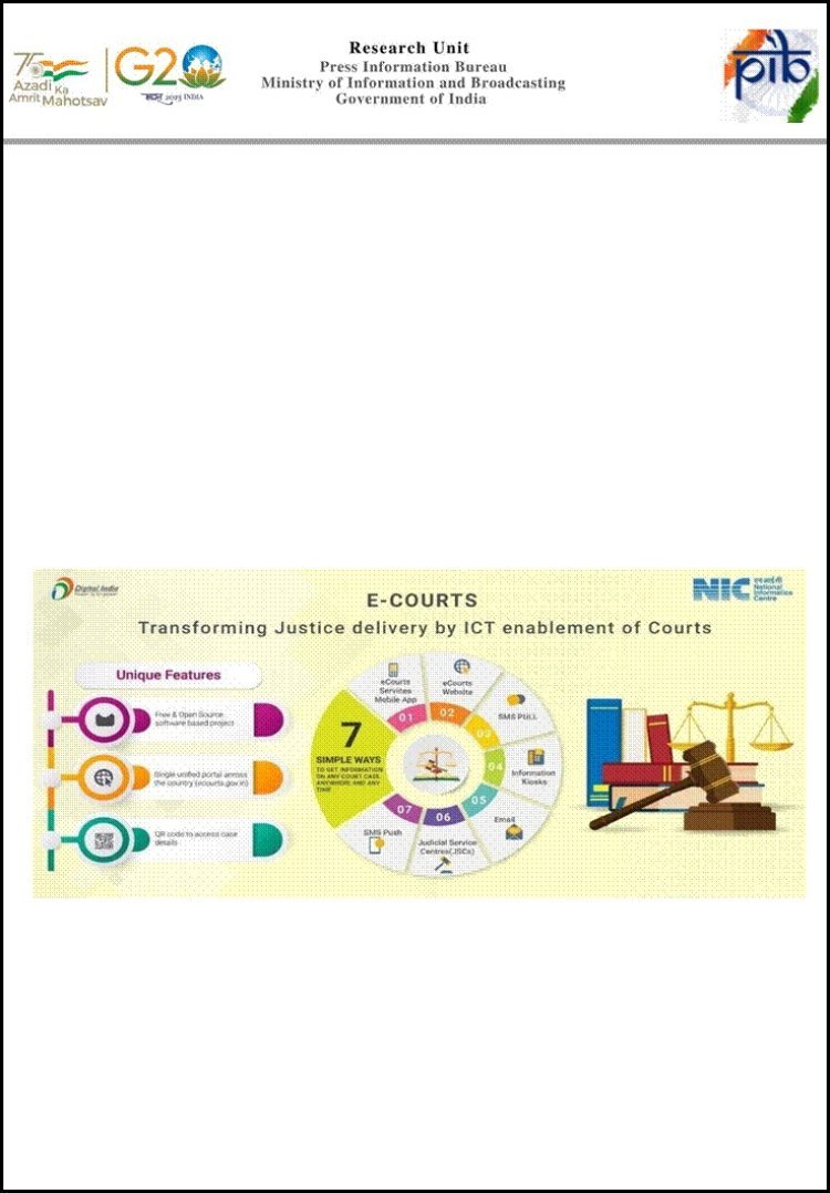 ई-कोर्ट मिशन मोड परियोजना: न्यायिक प्रणाली में डिजिटल परिवर्तन