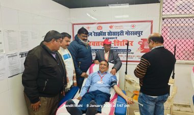 रक्तदान से शरीर होता है स्वास्थ्य :ज्ञानेंद्र ओझा