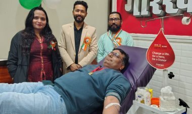 76वें गणतंत्र दिवस पर सी स्काई फाउंडेशन का मानवता का संदेश: गोरखपुर में रक्तदान और नेत्र जांच शिविर का आयोजन