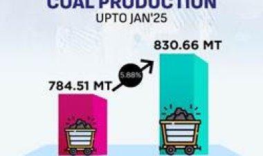 कोयला क्षेत्र में ऐतिहासिक वृद्धि: जनवरी 2025 तक उत्पादन और ढुलाई में 5.88% और 5.73% का इज़ाफा, देश की ऊर्जा सुरक्षा को मिली मजबूती!