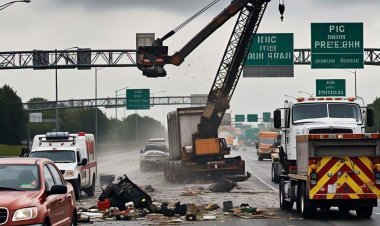 नासिक में दर्दनाक हादसा: ट्रक और क्रेन की भीषण टक्कर में दो की मौत, चार घायल