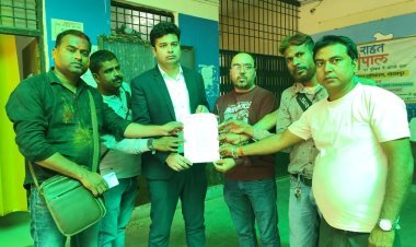 ग्रामीण पत्रकार एसोसिएशन तहसील सदर टीम ने दिया ज्ञापन