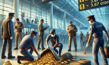 मुंबई एयरपोर्ट पर बड़ा धमाका! सीमा शुल्क विभाग ने 3.67 करोड़ रुपये का सोना किया जब्त, 4 लोग गिरफ्तार