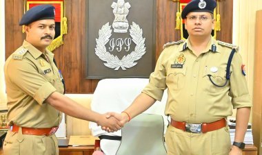 नवागत पुलिस उपाधीक्षक भुपेश कुमार पाण्डेय का भव्य स्वागत!