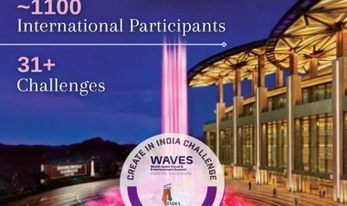 वेव्स ‘क्रिएट इन इंडिया चैलेंज’ ने रचा इतिहास – 85,000 से अधिक पंजीकरण, 750 फाइनलिस्ट करेंगे मुंबई में जलवा!