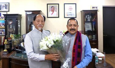 पूर्वोत्तर के उज्ज्वल भविष्य की नई राह: नागालैंड के मुख्यमंत्री ने की डॉ. जितेंद्र सिंह से भेंट, विज्ञान-प्रौद्योगिकी संग सुशासन पर हुआ मंथन!