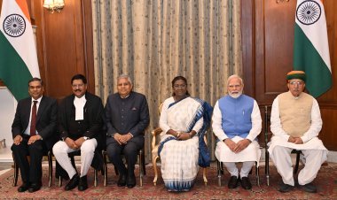 देश को मिला नया न्याय शीर्ष: भूषण रामकृष्ण गवई ने ली भारत के मुख्य न्यायाधीश पद की शपथ