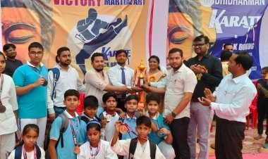 जिला स्तरीय कराटे प्रतियोगिता में बच्चों ने गोल्ड, सिल्वर और ब्रॉन्ज मेडल जीतकर किया क्षेत्र का नाम रोशन!