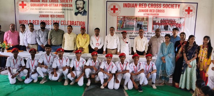 विश्व रेडक्रॉस दिवस पर गोरखपुर में मनाया गया सेवा और संवेदना का उत्सव