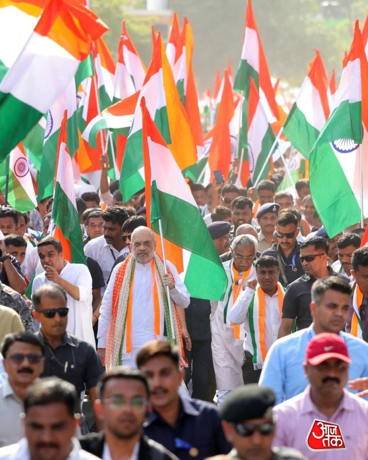 ‘ऑपरेशन सिंदूर’ की ऐतिहासिक सफलता पर गर्व! अहमदाबाद में वीर सैनिकों के सम्मान में निकली भव्य तिरंगा यात्रा
