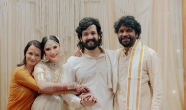 फिल्मी सितारे के घर गूंजे शहनाई के सुर! अखिल अक्किनेनी और ज़ैनब रावजी ने रचाई शादी, नागार्जुन के घर सजी खुशियों की महफिल