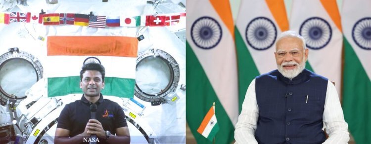 प्रधानमंत्री ने अंतरिक्ष स्टेशन से की सीधी बातचीत, भारत के पहले आईएसएस यात्री शुभांशु शुक्ला को दी शुभकामनाएं