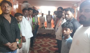 विद्युत स्पर्शघात से नगर पंचायत कर्मी के पुत्र की मृत्यु नगर में शोक का लहर