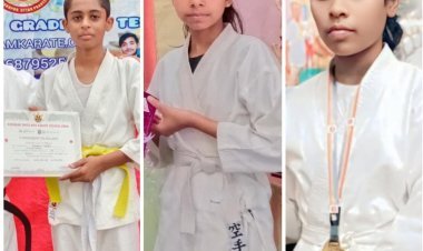 गोरखपुर का गौरव: सांकृत्यायन इंटर कॉलेज मलाँव के तीन होनहार कराटे खिलाड़ियों का डिस्ट्रिक्ट प्रतियोगिता में चयन