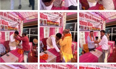 सिद्धार्थनगर में विधायक विनय वर्मा ने चौपाल लगाकर सुनी जनता की समस्याएं, सड़क निर्माण समेत कई मुद्दों पर दिया त्वरित समाधान का आश्वासन