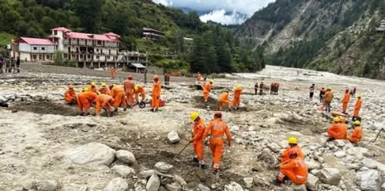 उत्तरकाशी आपदा: धराली में तेज़ हुआ राहत-बचाव अभियान, 68 लोग अब भी लापता, 25 नेपाली मूल के