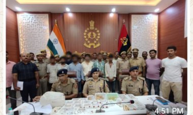 गोरखपुर -अन्तरराज्यीय संगठित गिरोह का भंडाफोड़, आठ अभियुक्त गिरफ्तार