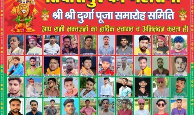 बड़हलगंज तिवारीपुर में नवरात्र की रौनक, मूर्ति स्थापना की तैयारी शुरू