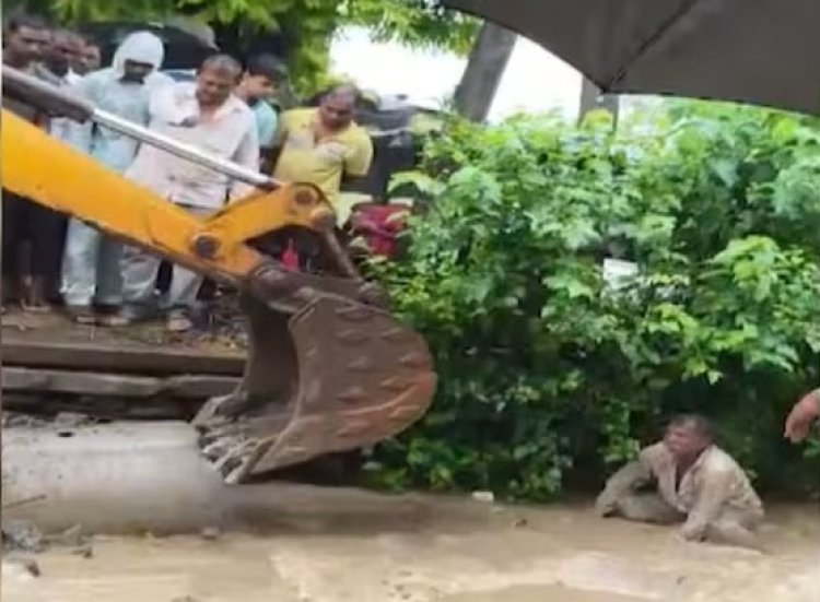 वाशिम में मासूम की दर्दनाक मौत: नाली में गिरा 3 साल का स्वराज, JCB से निकाला गया शव – पिता बिलखते रहे, ग्राम पंचायत पर लापरवाही का आरोप