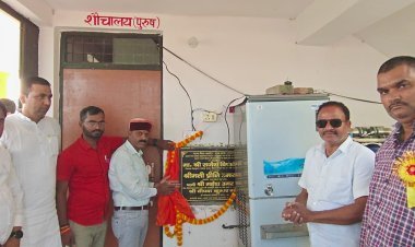 खिलाड़ियों के पसीने की कीमत समझी नगर पंचायत ने – मिनी स्टेडियम में लगा आधुनिक वाटर कुलर