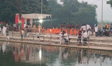 भैरवधाम में उमड़ा आस्था का सागर: देव दीपावली पर हजारों दीपों से जगमगाया सरयू तट, गूंज उठा वातावरण “हर हर महादेव” के जयघोष से