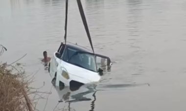 तालाब में डूबती बारातियों की कार—राहगीरों ने दिखाई दिलेरी, 7 लोगों की जान ऐसे बची कि पूरे गांव ने राहत की सांस ली