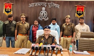 फर्जी PM KISAN ऐप का ‘साइबर जाल’ ध्वस्त — आज़मगढ़ पुलिस की बड़ी कार्रवाई, अंतर्राज्यीय साइबर गैंग के 2 ठग गिरफ्तार, ₹7.77 लाख की ठगी उजागर; ₹17.50 लाख बैंक राशि फ्रीज़