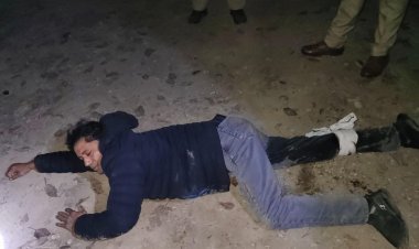 निजामाबाद में पुलिस मुठभेड़: पूजा-पाठ के बहाने ठगी करने वाला अन्तर्जनपदीय टप्पेबाज घायल हालत में गिरफ्तार, ₹1.25 लाख के जेवरात व अवैध असलहा बरामद