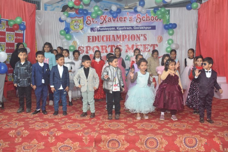 सेंट ज़ेवियर्स स्कूल पांडेयपार में ‘एडु चैंपियंस मीट’ का भव्य समापन, खेल, संस्कार और संस्कृति के संगम ने रचा प्रेरणा का इतिहास