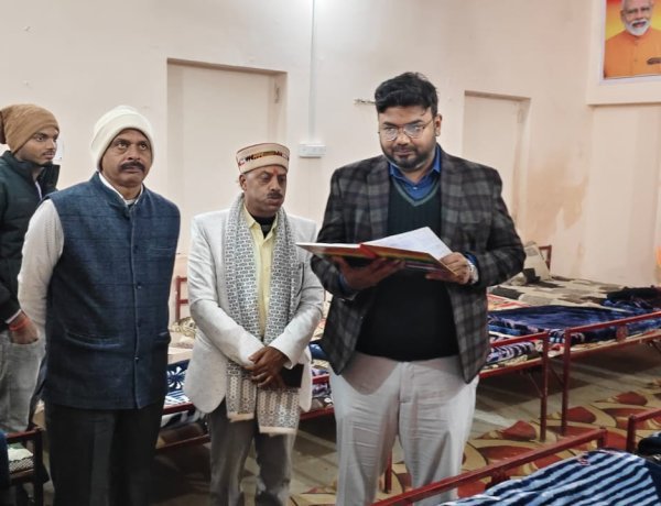 रैनबसेरा निरीक्षण में उपजिलाधिकारी संतुष्ट, यात्रियों की सुविधा हेतु साइनबोर्ड लगाने का दिया निर्देश