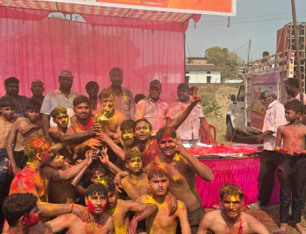 ग्राम करवल मझगाँवा में होली महोत्सव: एकता और उल्लास का भव्य संगम